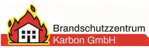 Brandschutzzentrum Karbon GmbH Logo mit Flammensymbol und Firmenname.
