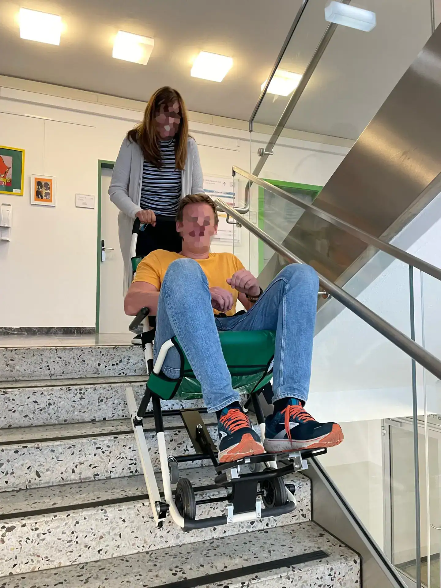 Schulung Rettungs- und Evakuierungsstuhl – Bild 5